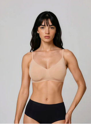 Reggiseno Jadea Abbraccio in Microfibra Senza Ferretto colore cipria